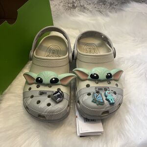 Star Wars Grogu Crocs Unisex Classic Clog Bone Sz M5/W7 "Baby Yoda" New In Box